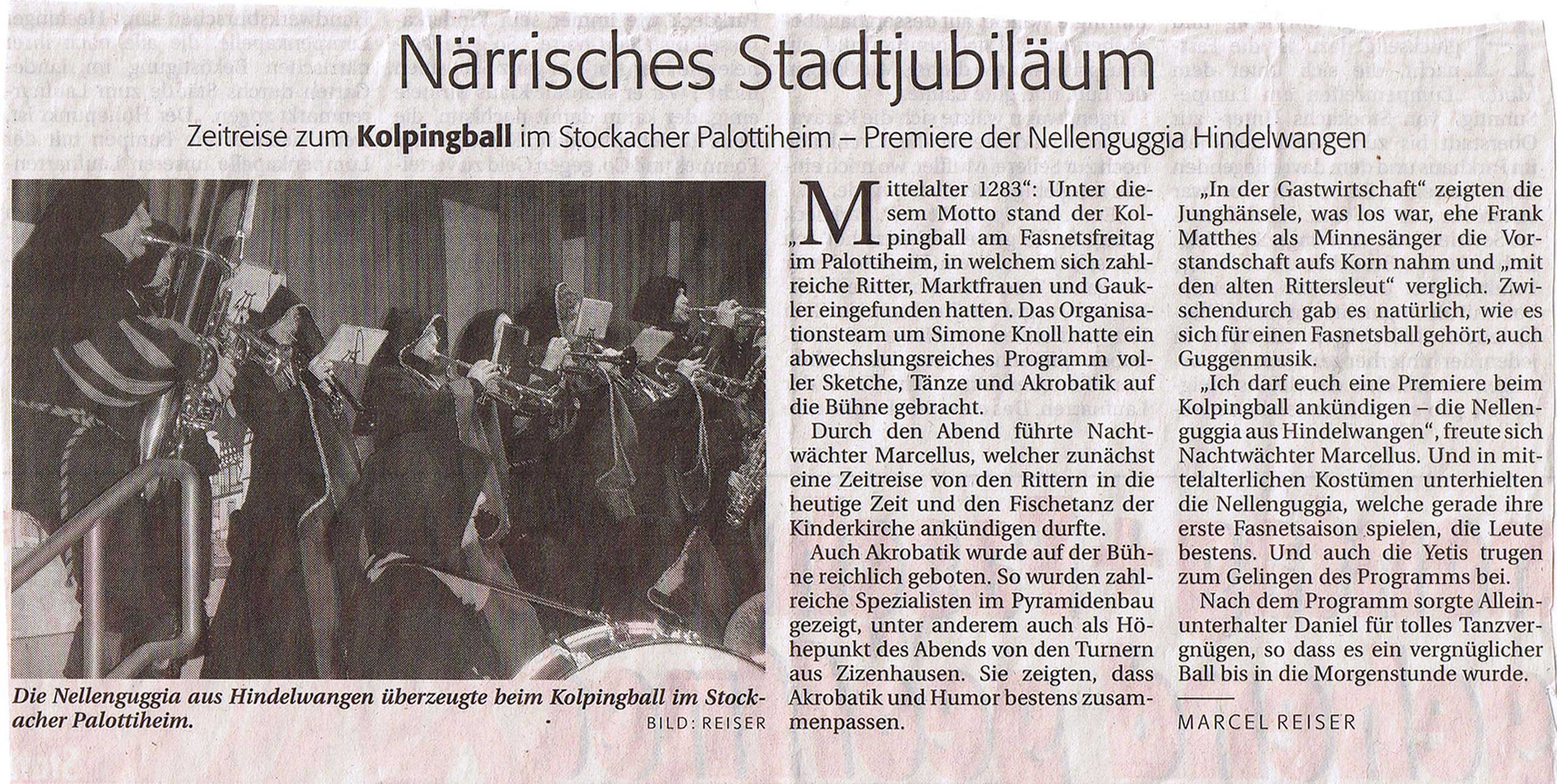 Kolpingball 2008 (Südkurier vom 04. 02. 2008)