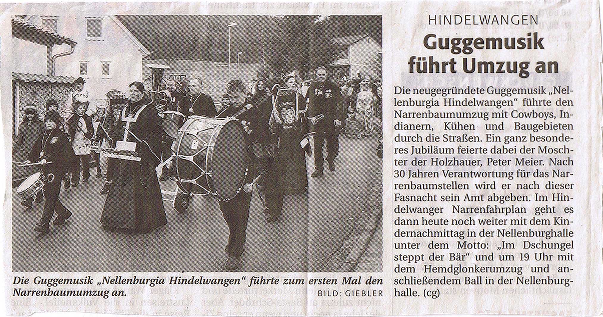 Narrenbaumumzug 2008(Südkurier)